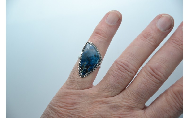 Bague azurite kateya art am rindien